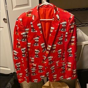 Cat Christmas Coat for Suit